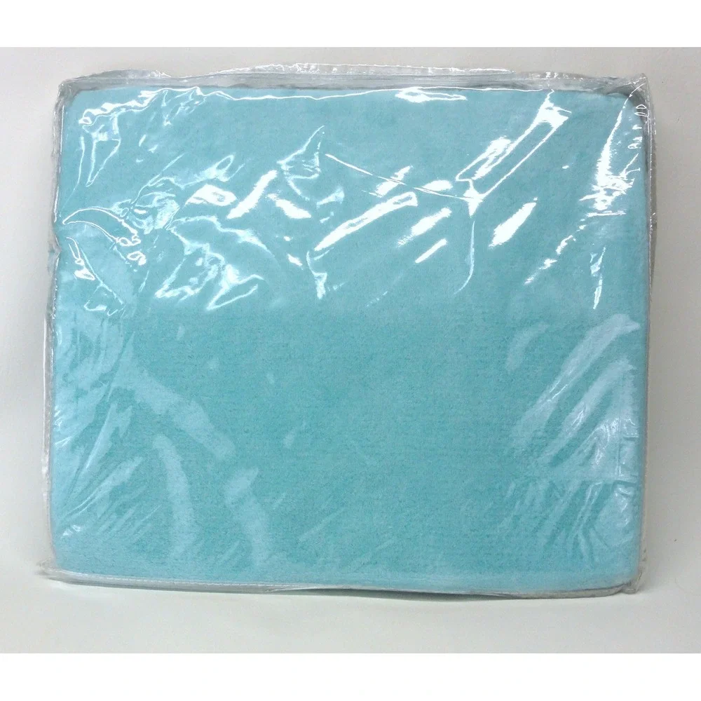 Baby Blanket Throw Bible Verse Train Up A Child Blue Fleece 40 x 30
